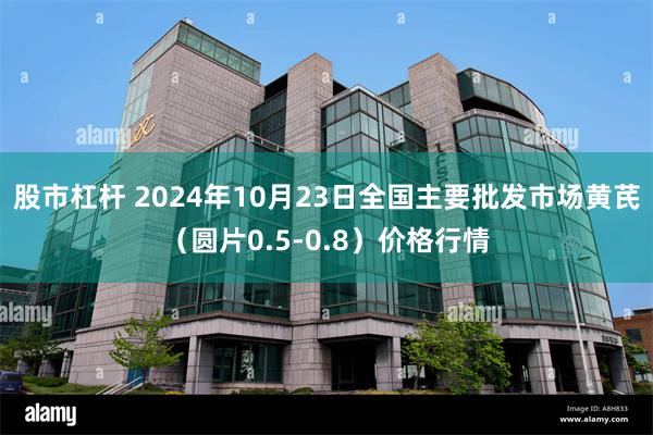 股市杠杆 2024年10月23日全国主要批发市场黄芪（圆片0.5-0.8）价格行情