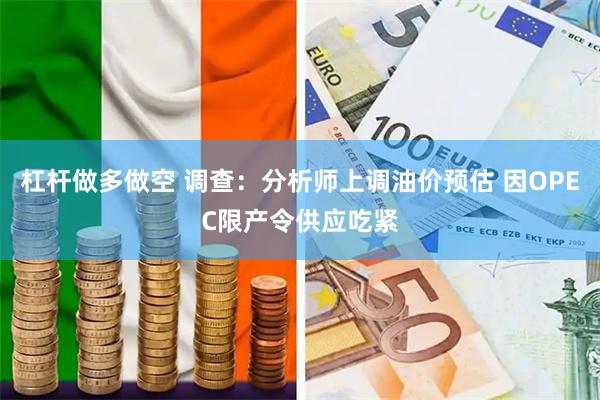 杠杆做多做空 调查：分析师上调油价预估 因OPEC限产令供应吃紧