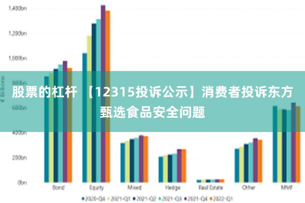 股票的杠杆 【12315投诉公示】消费者投诉东方甄选食品安全问题